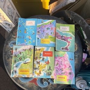 Vintage American Geographical Society Around the World Program Books